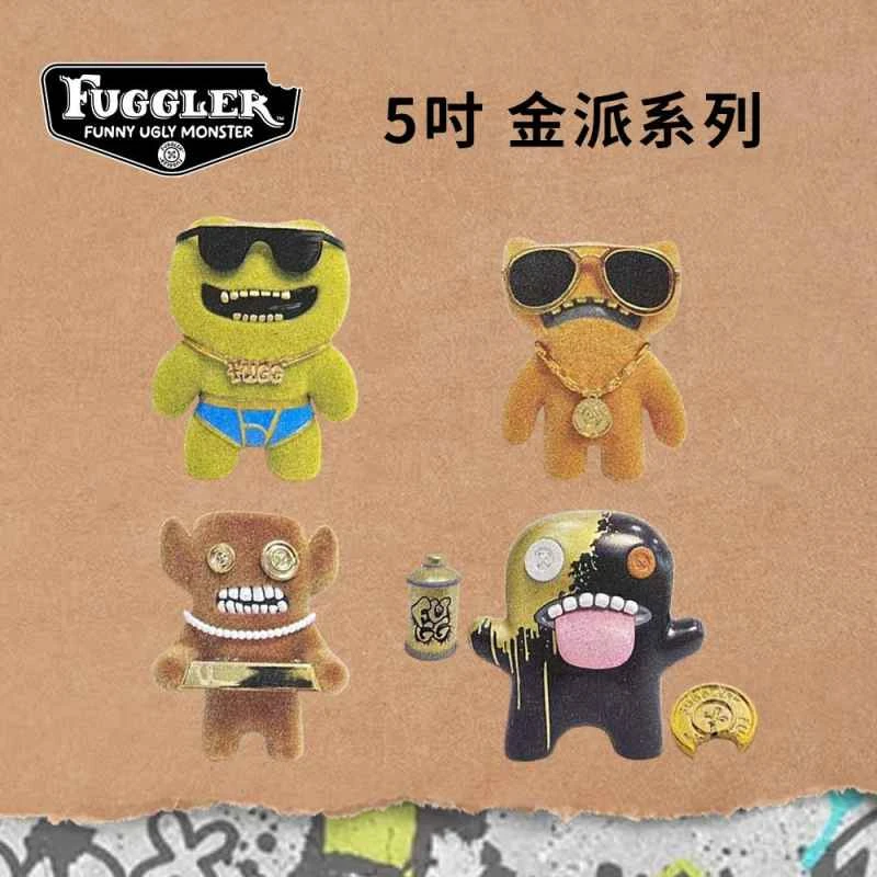 CATDOLL (Fuggler) Funk Toothbear 5-Zoll Gold Pie Figur (Zufällige Lieferung)