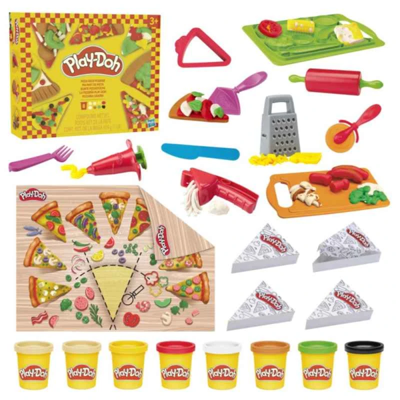 CATDOLL Play-Doh Kreatives Pizza-Schneidespiel-Set