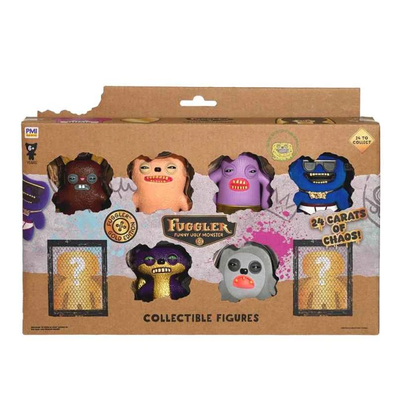 (Fuggler) Funky Toothbear Figuren S3 Gold Serie 8-teiliges Set (Zufällige Artikel enthalten)