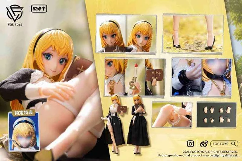 CATDOLL (Vorbestellung) August 2026 Fogtoys YU-01A Schwester Eira Figur im Maßstab 1:12 + Zubehör