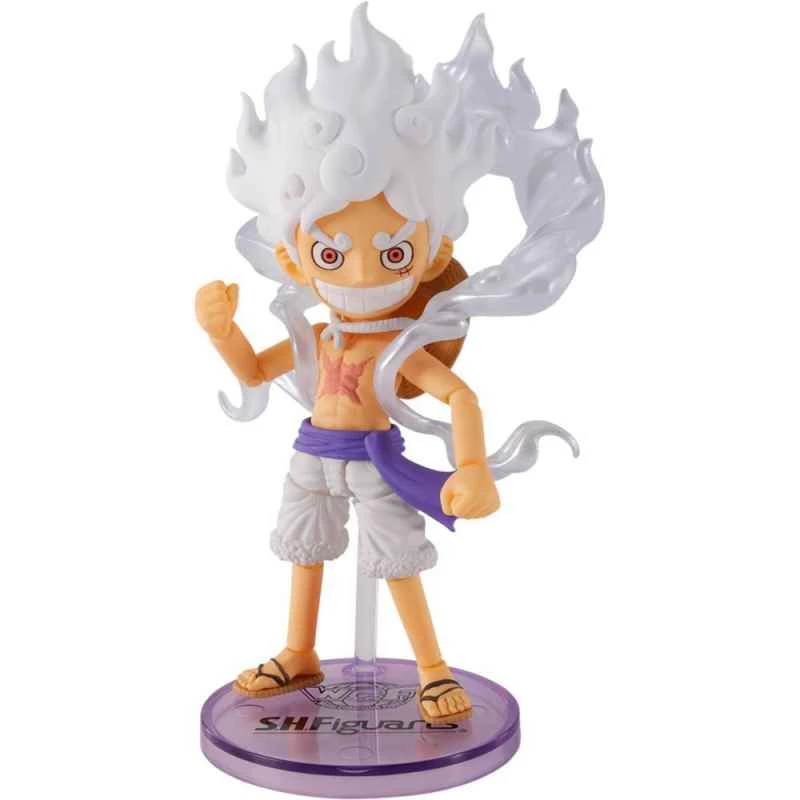 CATDOLL (BANDAI) autorisierte Tamashii Web Shop Limited Edition SHF X WCF One Piece Luffy GEAR5 Gear 5 bewegliche Figur.